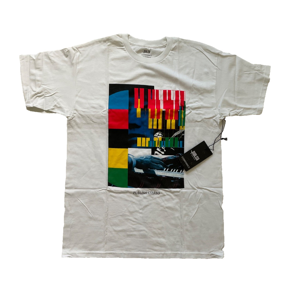 Publish Streetwear Stereo Graphic Shirt T-Shirt White Men’s Size LARGE NWT